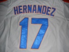 New York Mets #17 Keith Hernandez Grey 1987 Throwback Jersey