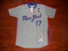 New York Mets #17 Keith Hernandez Grey 1987 Throwback Jersey