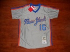 New York Mets #16 Dwight Gooden Grey 1987 Throwback Jersey