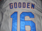 New York Mets #16 Dwight Gooden Grey 1987 Throwback Jersey