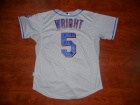 New York Mets #5 David Wright Gray Player Jersey