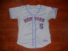 New York Mets #5 David Wright Gray Player Jersey