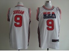 Dream Team #9 Jordan White with Red Number USA Olympic Jerseys