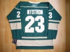 Minnesota Wild #23 Nystrom Green Jerseys