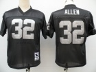 Oakland Raiders #32 MARCUS ALLEN black M&N jerseys