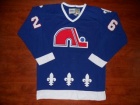 Quebec Nordiques #26 Peter Stastny Blue Throwback CCM Hockey Jerseys