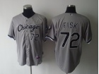 Chicago White Sox #72 FISK grey jerseys