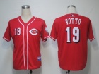 Cincinnati Reds #19 Votto Red Cool Base Jerseys