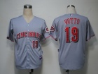 Cincinnati Reds #19 Votto Grey Cool Base Jerseys