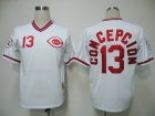 Cincinnati Reds #13 Concepcion White M&N Jerseys