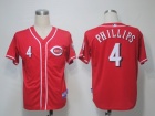 Cincinnati Reds #4 Phillips Red Cool Base Jerseys