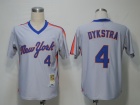 New York Mets #4 Dykstra Grey M&N Jerseys