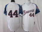 Atlanta Braves #44 Hank Aaron 1974 M&N Jersey