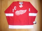 Detroit Red Wings #9 Gordie Howe Red Throwback CCM Jersey