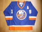 New York Islanders #19 Bryan Trottier Blue CCM Jersey