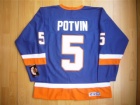 New York Islanders #5 Denis Potvin Blue  CCM Jersey