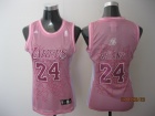 Los Angeles Lakers #24 BRYANT Pink Women NBA Jerseys