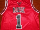 Youth Chicago Bulls #1 Derrick Rose Red Kids Jersey