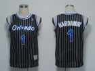 Orlando Magic #1 Hardaway Black(pinstripes) NBA Jerseys