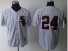 Chicago White Sox #24 Vizquel White Jerseys