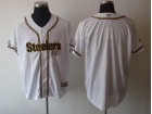 Pittsburgh Steelers Blank White MLB Jerseys