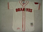 Atlanta Braves #3 Babe Ruth Cream 1935 Throwback Jersey