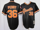 San Francisco Giants #36 Perry Black Mitchell&Ness Jersey