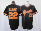 San Francisco Giants #22 Clark Black Mitchell&Ness Jersey