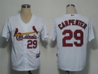 St. Louis Cardinals #29 Carpenter White Cool Base Jerseys