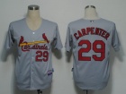 St. Louis Cardinals #29 Carpenter Grey Cool Base Jerseys