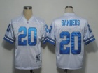 Detroit Lions #20 SANDERS white M&N jerseys