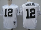 Oakland Raiders #12 KEN STABLER M.N 1976 white jerseys