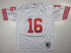 San Francisco 49ers #16 Montana White M&N Jerseys