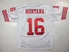 San Francisco 49ers #16 Montana White M&N Jerseys