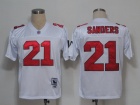 Atlanta Falcons #21 Deion Sanders White M&N NFL Jerseys