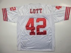 San Francisco 49ers #42 Lott White M&N Jerseys