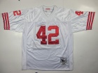 San Francisco 49ers #42 Lott White M&N Jerseys