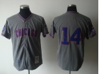 Chicago Cubs #14 Ernie Banks Road 1968 Mitchell & Ness Jersey