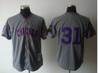 Chicago Cubs #31 Fergie Jenkins Road 1968 Mitchell & Ness Jerseys