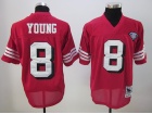 San Francisco 49ers #8 Steve Young Red M&N 75th Jerseys