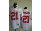 San Francisco 49ers #21 Deion Sanders White Throwback 1994 Jersey