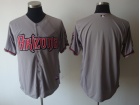 Arizona Diamondbacks Blank Without Name Grey Cool Base Jerseys