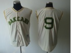 Oakland Athletics #9 Reggie Jackson 1968 Mitchell & Ness Home Jerseys