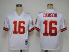 Kansas City Chiefs #16 Len Dawson White M&N 1969 Jerseys