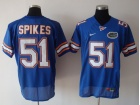 Florida Gators #51 Spikes Blue NCAA Football Jerseys