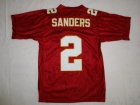 Florida State Seminoles #2 Deion Sanders Red Kids NCAA Jerseys