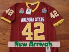 Arizona State Sun Devils #42 Pat Tillman Maroon 1997 Rose Bowl Patch NCAA Football Jerseys