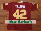 Arizona State Sun Devils #42 Pat Tillman Maroon 1997 Rose Bowl Patch NCAA Football Jerseys