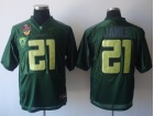 Oregon Ducks #21 LaMichael James Green 2010 Pro Combat Pac-10 BCS Patch NCAA Football Jerseys