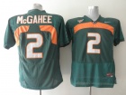 Miami Hurricanes #2 Willis McGahee Green NCAA Football Jerseys